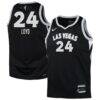 Jewell Loyd Las Vegas Aces Nike Youth Explorer Edition Jersey - Black - Front View