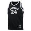 Jewell Loyd Las Vegas Aces Nike Youth Explorer Edition Jersey - Black - Side View