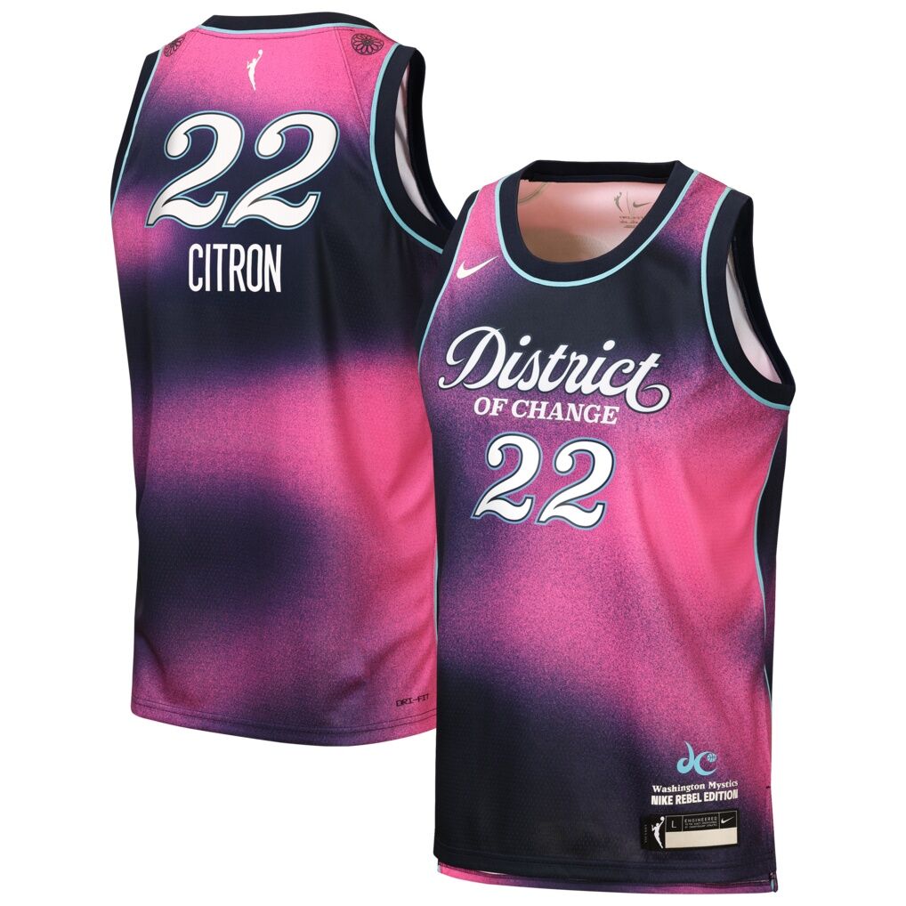 Sonia Citron Washington Mystics Nike Youth Victory Jersey - Rebel Edition