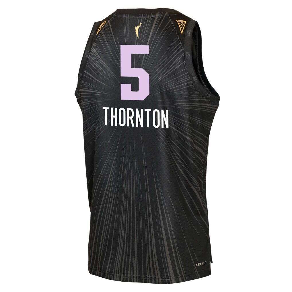 Kayla Thornton Golden State Valkyries Nike Youth Victory Jersey - Rebel Edition - Anthracite