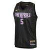 Kayla Thornton Golden State Valkyries Nike Youth Victory Jersey - Rebel Edition - - Side View