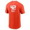 Brittney Griner Connecticut Sun Nike Explorer Edition Name & Number T-Shirt - Orange - Detail View
