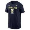 Azzi Fudd Dallas Wings Nike Men's Explorer Edition Name & Number T-Shirt - Navy - Side View