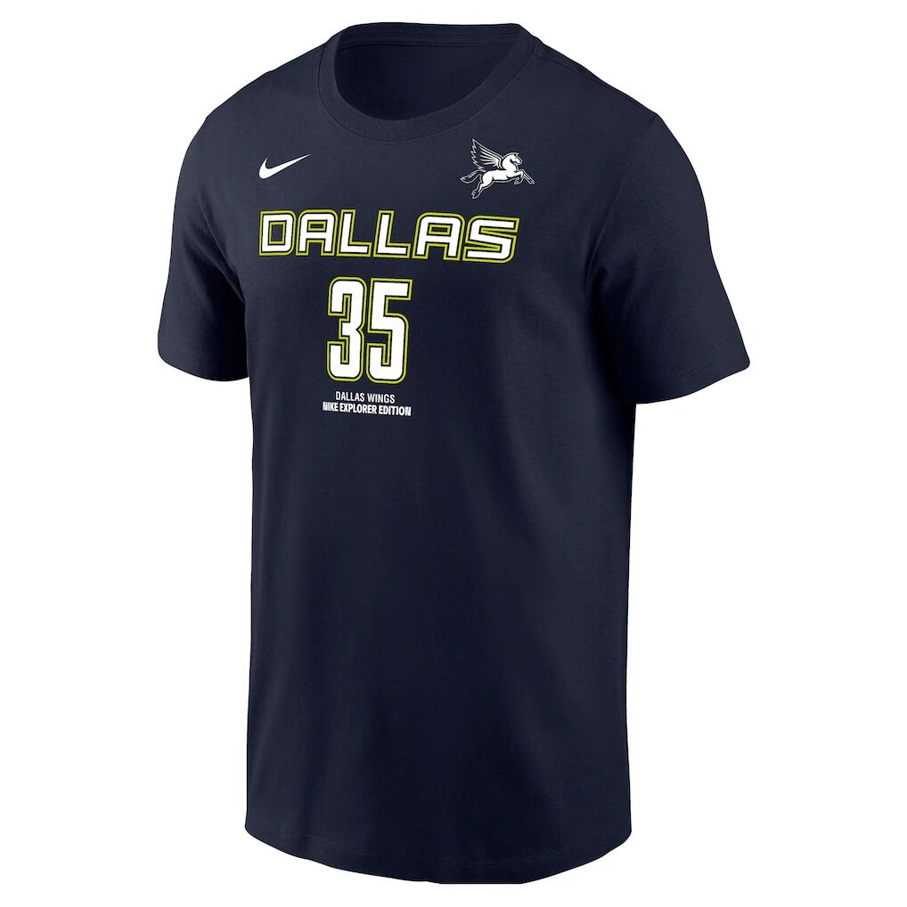 Azzi Fudd Dallas Wings Nike Men's Explorer Edition Name & Number T-Shirt