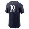Courtney Williams Minnesota Lynx Nike Men's Explorer Edition Name & Number T-Shirt - Navy - Detail View