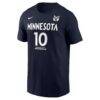 Courtney Williams Minnesota Lynx Nike Men's Explorer Edition Name & Number T-Shirt - Navy - Side View