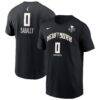 Satou Sabally New York Liberty Nike Men's Explorer Edition Name & Number T-Shirt - Black - Front View
