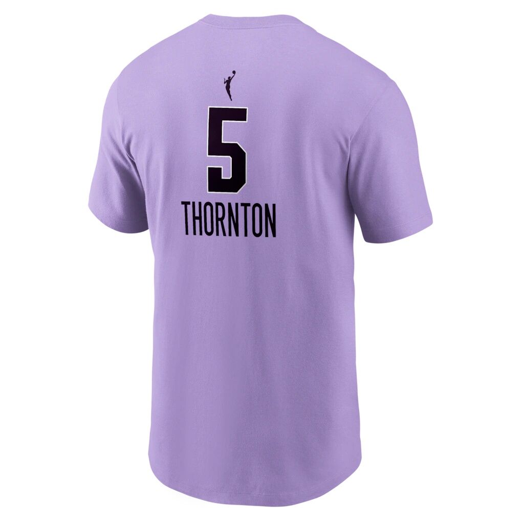 Kayla Thornton Golden State Valkyries Nike Explorer Edition Name & Number T-Shirt - Lavender