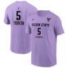 Kayla Thornton Golden State Valkyries Nike Explorer Edition Name & Number T-Shirt - - Front View