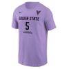 Kayla Thornton Golden State Valkyries Nike Explorer Edition Name & Number T-Shirt - - Side View