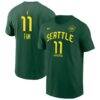 Awa Fam Seattle Storm Nike Men's Explorer Edition Name & Number T-Shirt - Green - Front View
