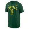Awa Fam Seattle Storm Nike Men's Explorer Edition Name & Number T-Shirt - Green - Side View