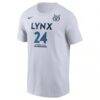 Napheesa Collier Minnesota Lynx Nike Name & Number Heroine Edition T-Shirt - White - Side View