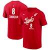 Sophie Cunningham Indiana Fever Nike Name & Number Rebel Edition T-Shirt - Red - Front View