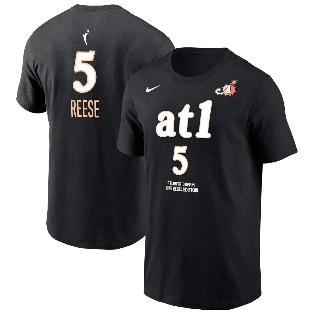 Angel Reese Atlanta Dream Nike Name & Number Rebel Edition T-Shirt