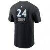 Napheesa Collier Minnesota Lynx Nike Name & Number Rebel Edition T-Shirt - Black - Detail View