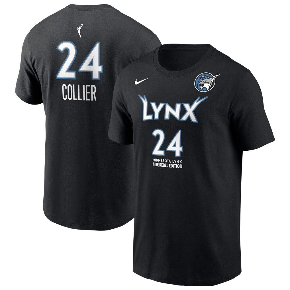 Napheesa Collier Minnesota Lynx Nike Name & Number Rebel Edition T-Shirt