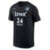 Napheesa Collier Minnesota Lynx Nike Name & Number Rebel Edition T-Shirt - Black - Side View