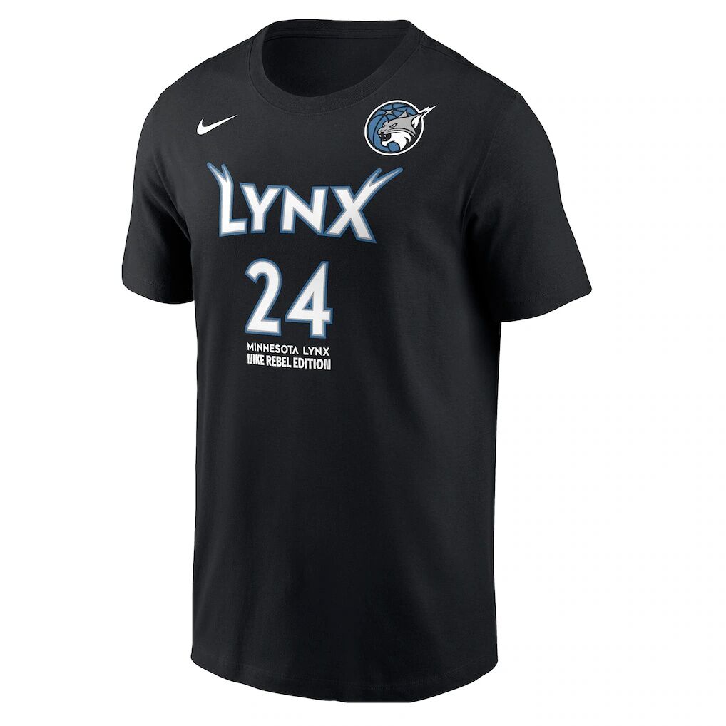 Napheesa Collier Minnesota Lynx Nike Name & Number Rebel Edition T-Shirt
