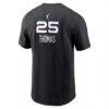 Alyssa Thomas Phoenix Mercury Nike Name & Number Rebel Edition T-Shirt - Black - Detail View