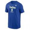 Paige Bueckers Dallas Wings Nike Name & Number Rebel Edition T-Shirt - Blue - Side View