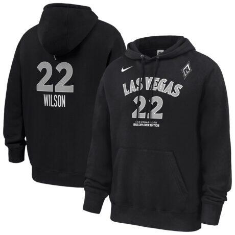 A'ja Wilson Las Vegas Aces Nike Explorer Edition Name & Number Hoodie