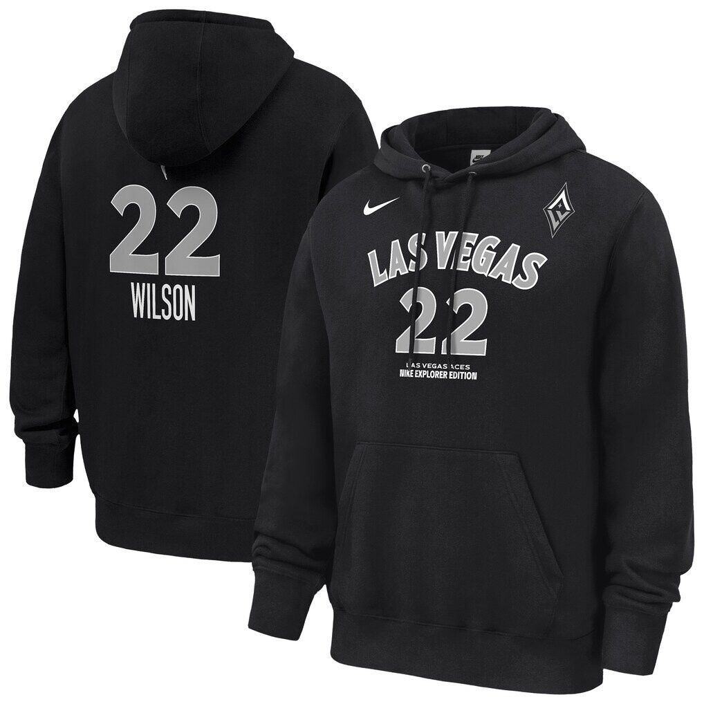 A'ja Wilson Las Vegas Aces Nike Explorer Edition Name & Number Hoodie