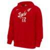 Caitlin Clark Indiana Fever Nike Rebel Edition Name & Number Hoodie - Red - Side View