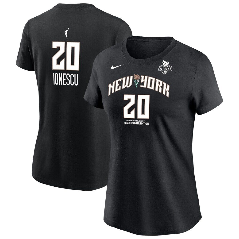 Sabrina Ionescu New York Liberty Nike Name & Number Explorer Edition T-Shirt
