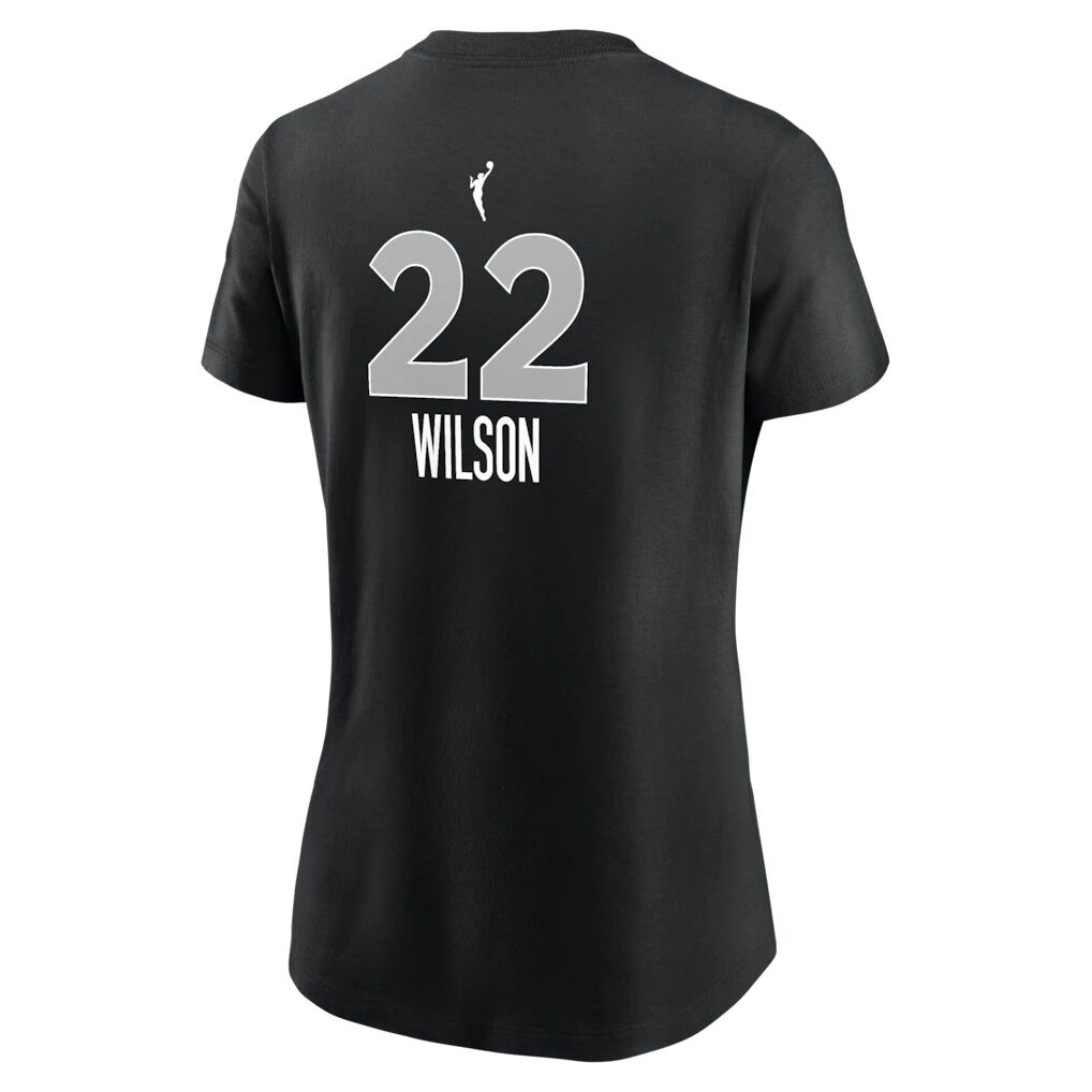 A'ja Wilson Las Vegas Aces Nike Name & Number Explorer Edition T-Shirt