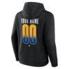 Buffalo Sabres Big & Tall Home Ice Pop Personalized Name & Number Hoodie - Black - Detail View