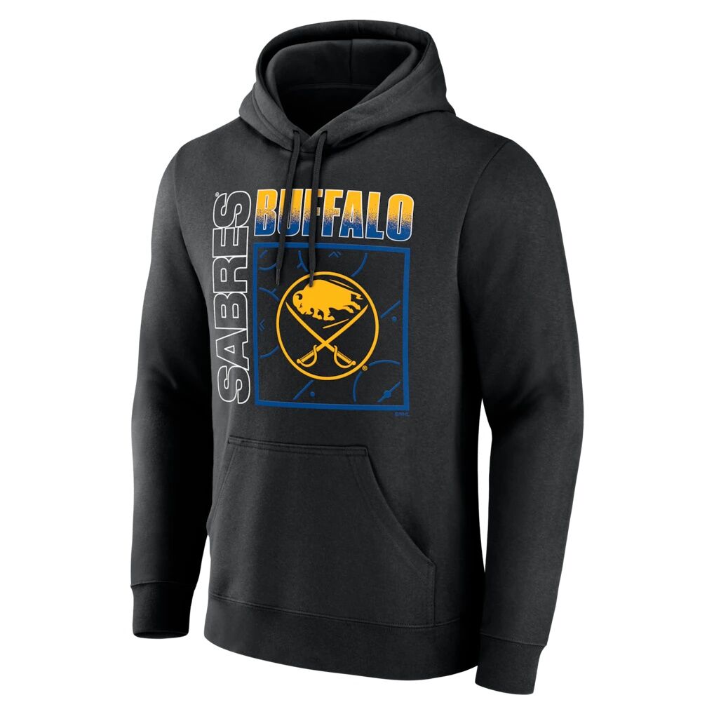 Buffalo Sabres Big & Tall Home Ice Pop Personalized Name & Number Hoodie