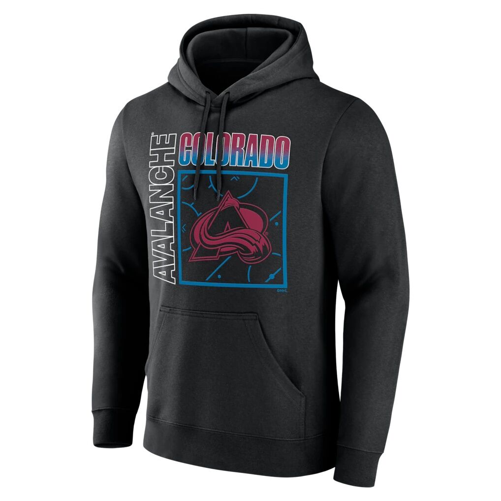Colorado Avalanche Big & Tall Home Ice Pop Personalized Name & Number Hoodie