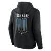 Los Angeles Kings Big & Tall Home Ice Pop Personalized Name & Number Hoodie - Black - Detail View