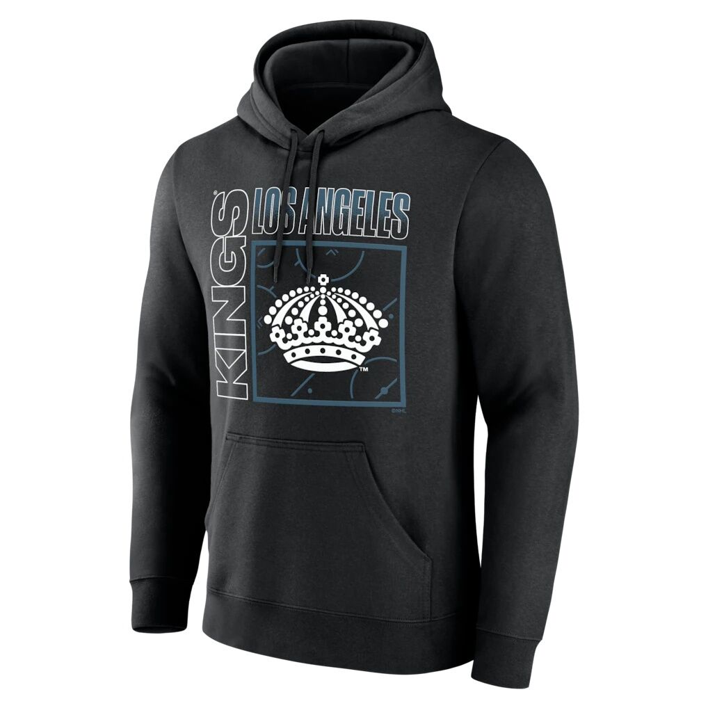 Los Angeles Kings Big & Tall Home Ice Pop Personalized Name & Number Hoodie