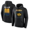 Nashville Predators Big & Tall Home Ice Pop Personalized Name & Number Hoodie - Black - Front View