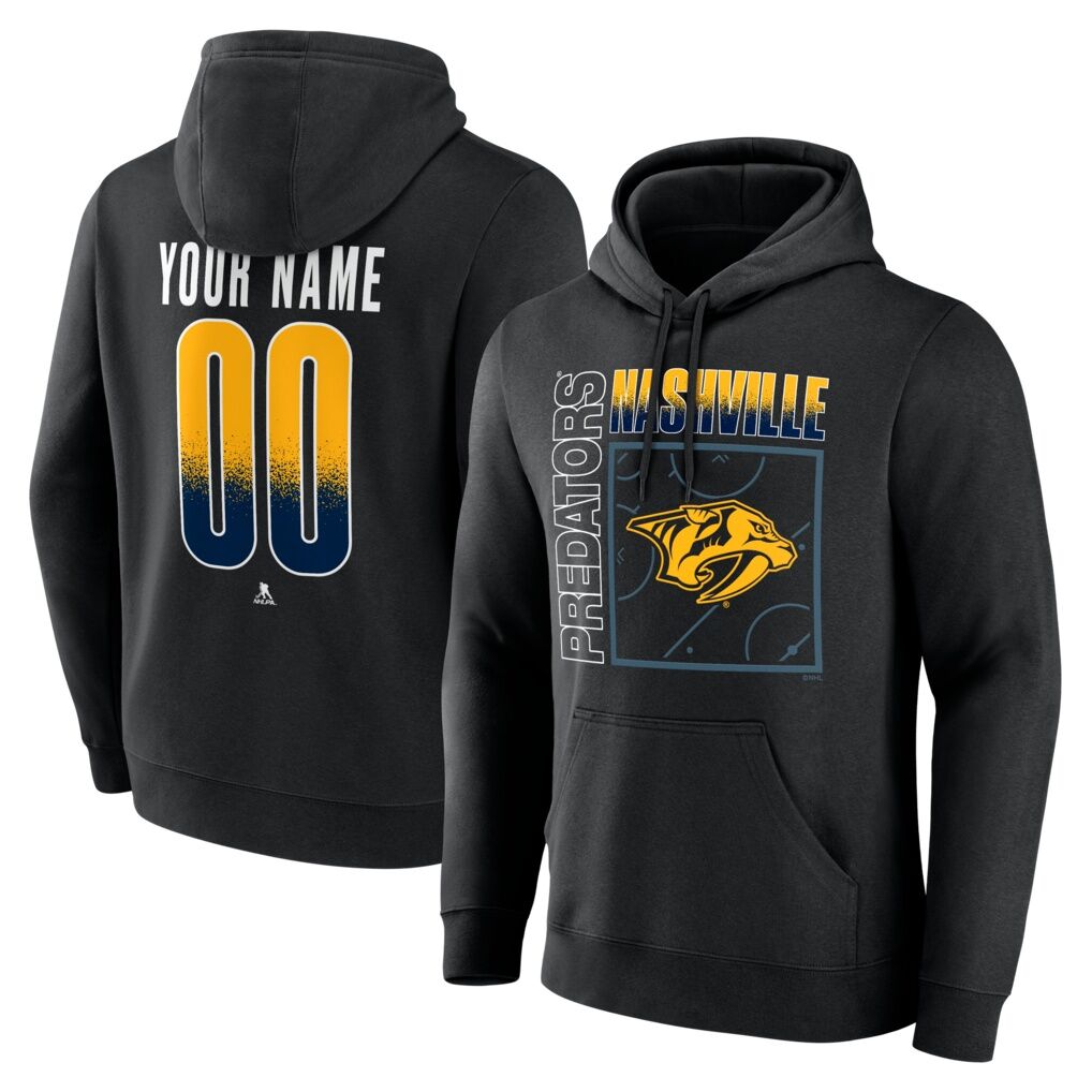 Nashville Predators Big & Tall Home Ice Pop Personalized Name & Number Hoodie