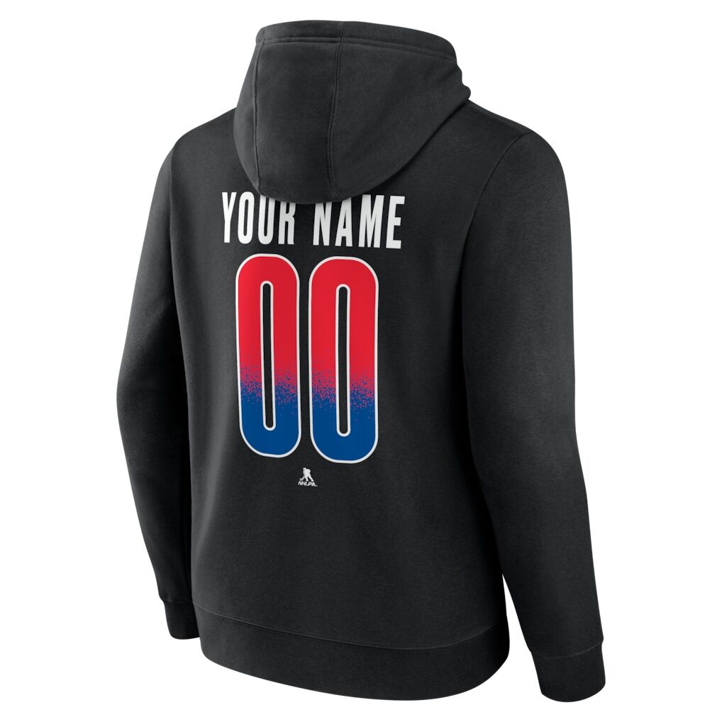 New York Rangers Big & Tall Home Ice Pop Personalized Name & Number Hoodie