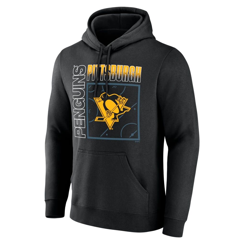 Pittsburgh Penguins Big & Tall Home Ice Pop Personalized Name & Number Hoodie