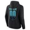 Seattle Kraken Big & Tall Home Ice Pop Personalized Name & Number Hoodie - Black - Detail View