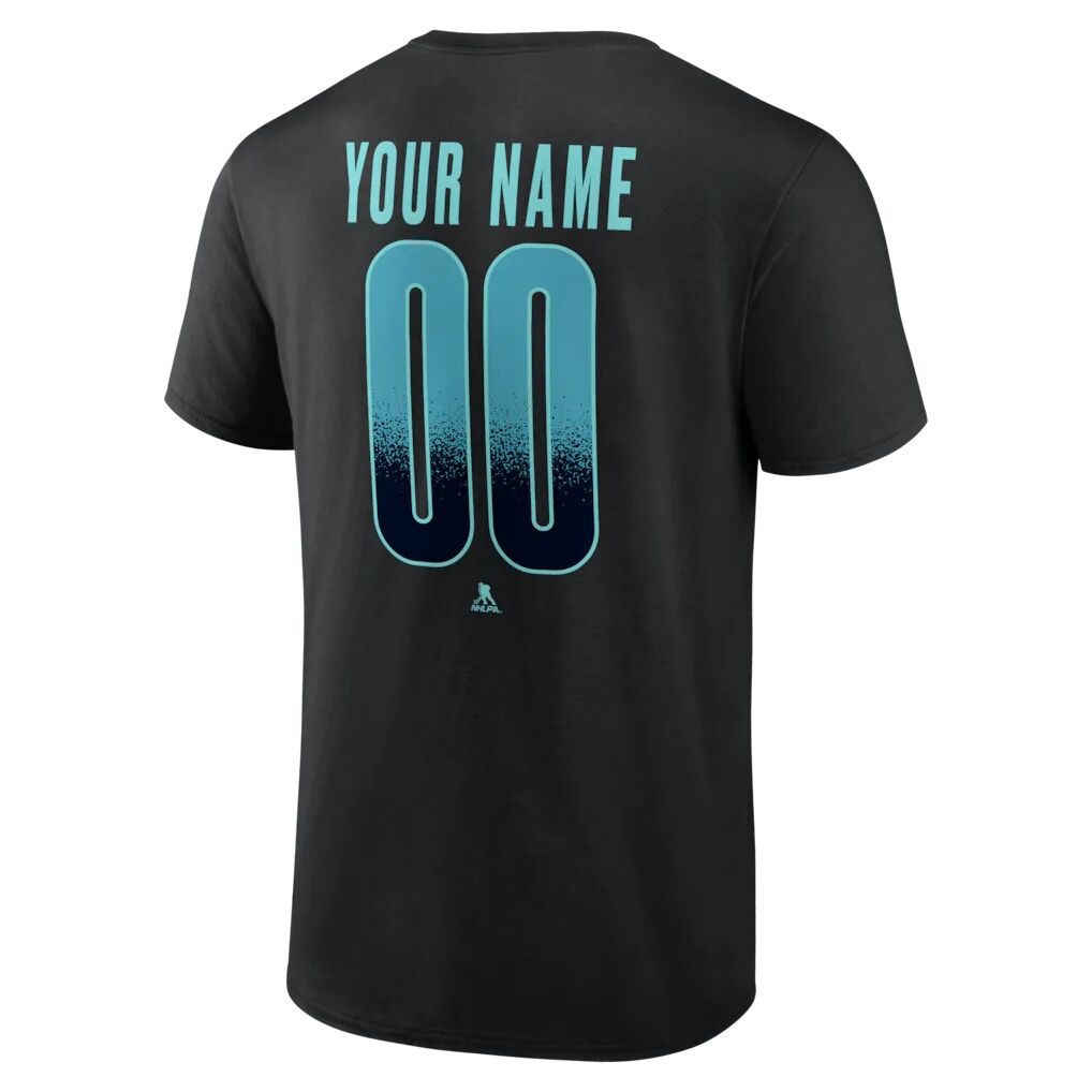Seattle Kraken Big & Tall Home Ice Pop Personalized Name & Number T-Shirt