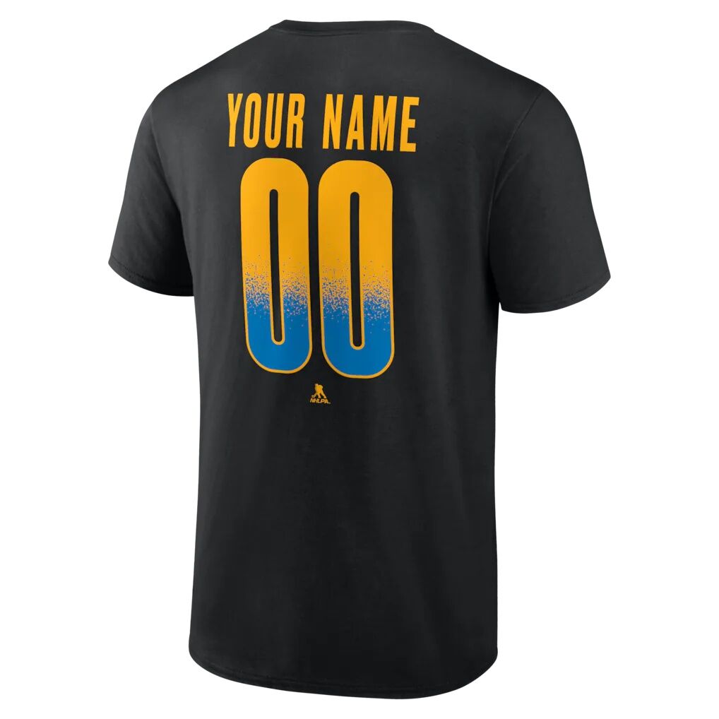 St. Louis Blues Big & Tall Home Ice Pop Personalized Name & Number T-Shirt