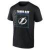 Tampa Bay Lightning Big & Tall Home Ice Pop Personalized Name & Number T-Shirt - Black - Side View