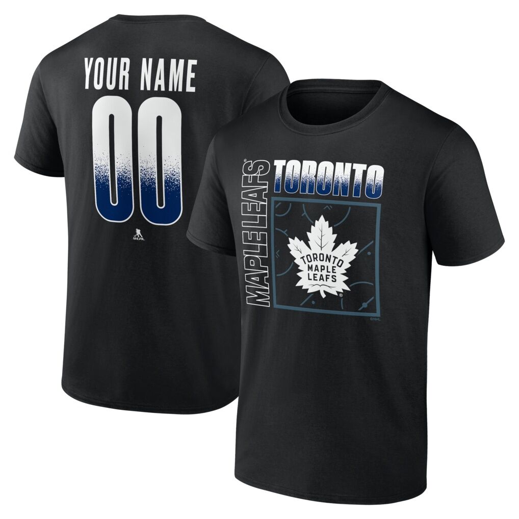 Toronto Maple Leafs Big & Tall Home Ice Pop Personalized Name & Number T-Shirt