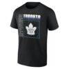 Toronto Maple Leafs Big & Tall Home Ice Pop Personalized Name & Number T-Shirt - Black - Side View