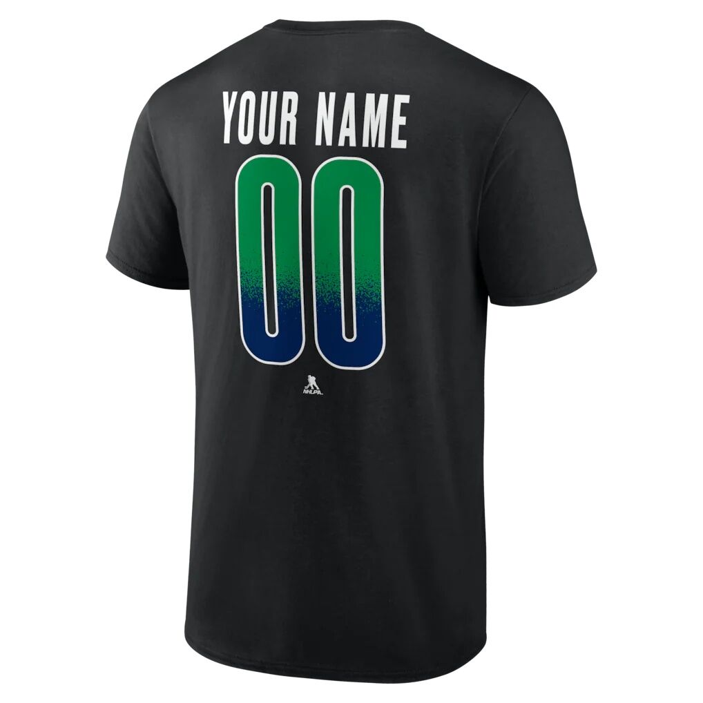 Vancouver Canucks Big & Tall Home Ice Pop Personalized Name & Number T-Shirt