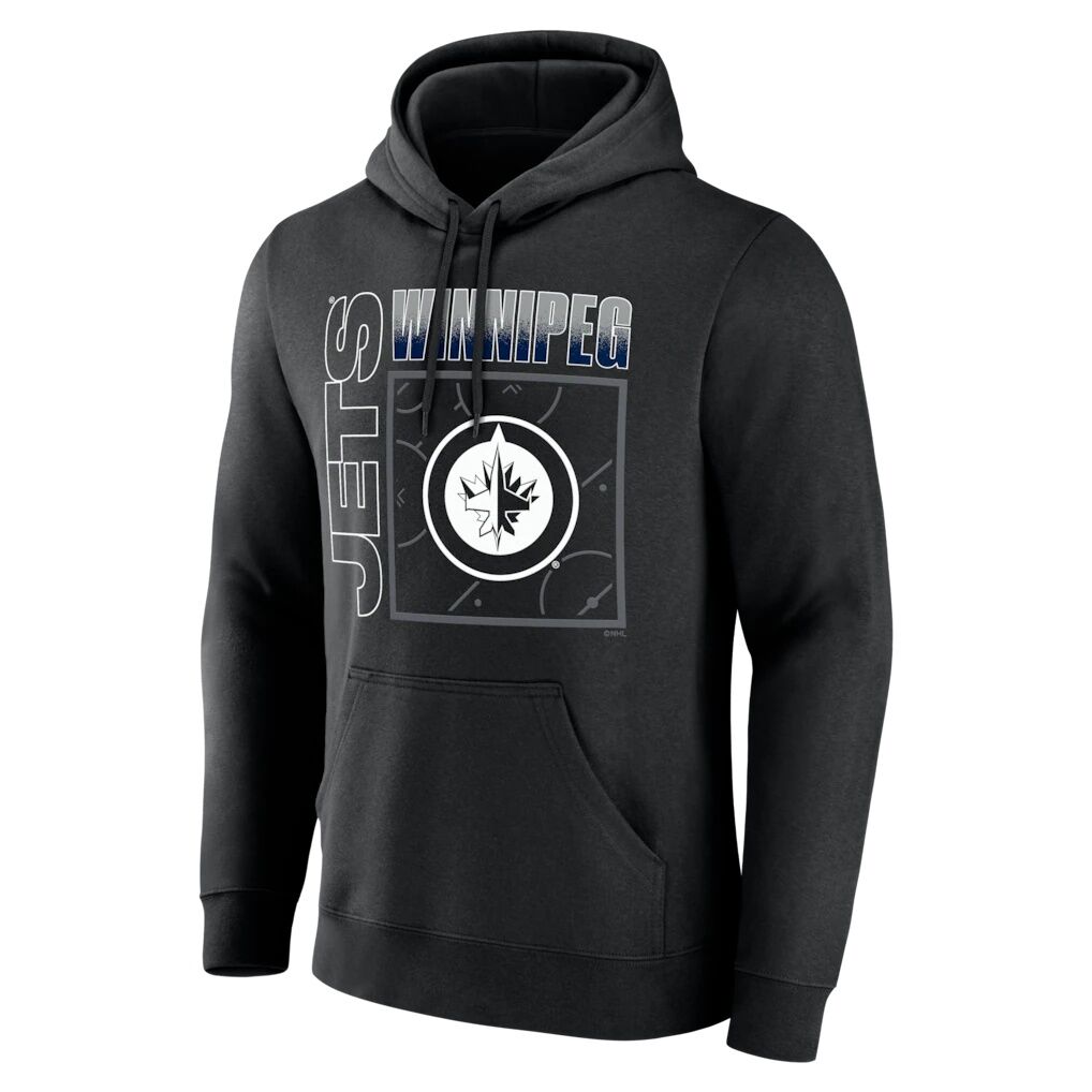 Winnipeg Jets Big & Tall Home Ice Pop Personalized Name & Number Hoodie