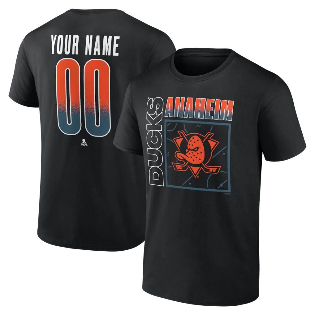 Anaheim Ducks  Home Ice Pop Personalized Name & Number T-Shirt