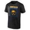 Buffalo Sabres Home Ice Pop Personalized Name & Number T-Shirt - Black - Back View