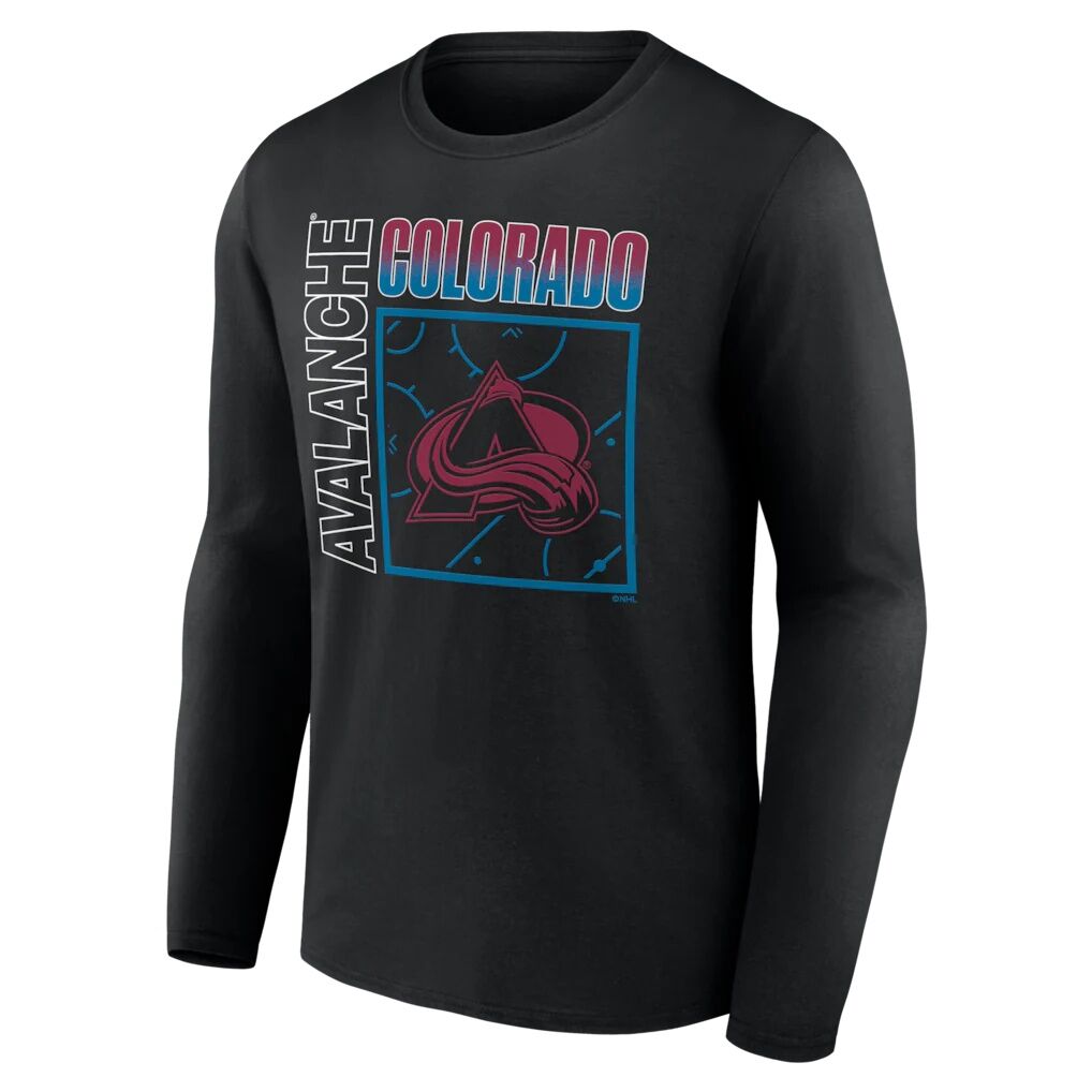 Colorado Avalanche  Home Ice Pop Personalized Name & Number Long Sleeve T-Shirt